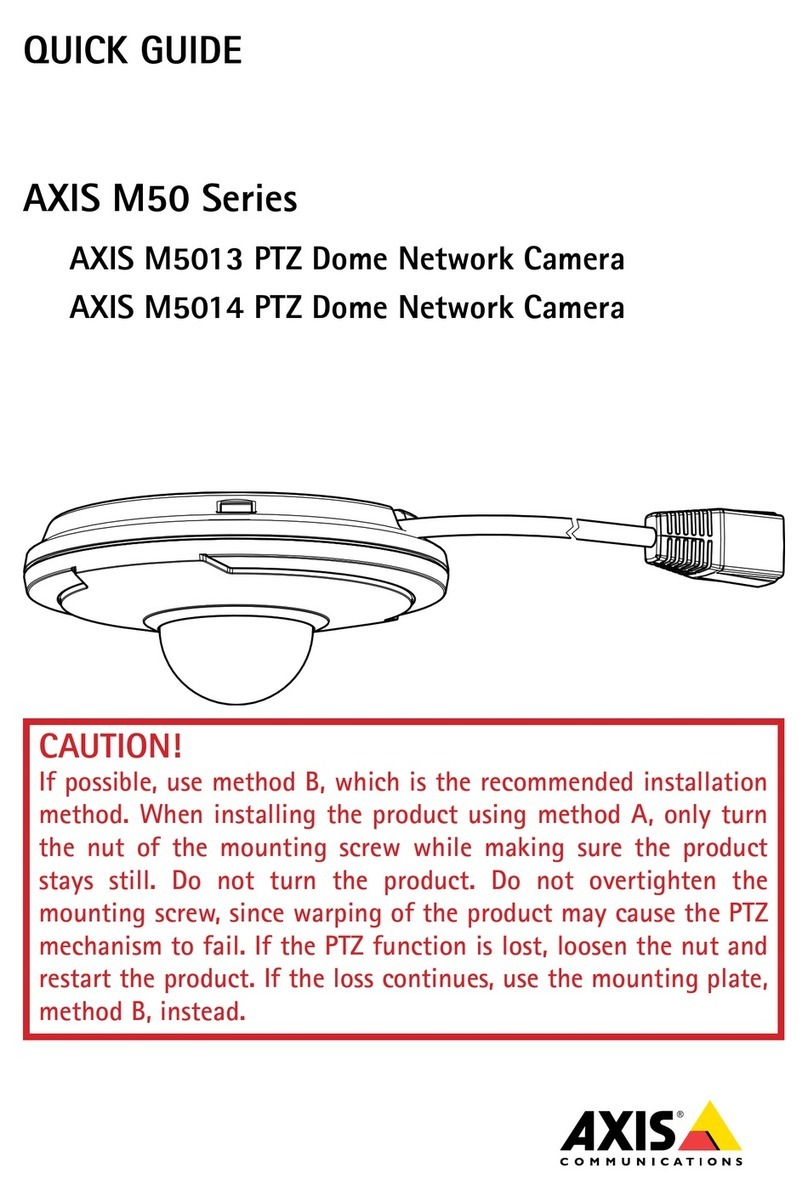 Axis M5013 User manual