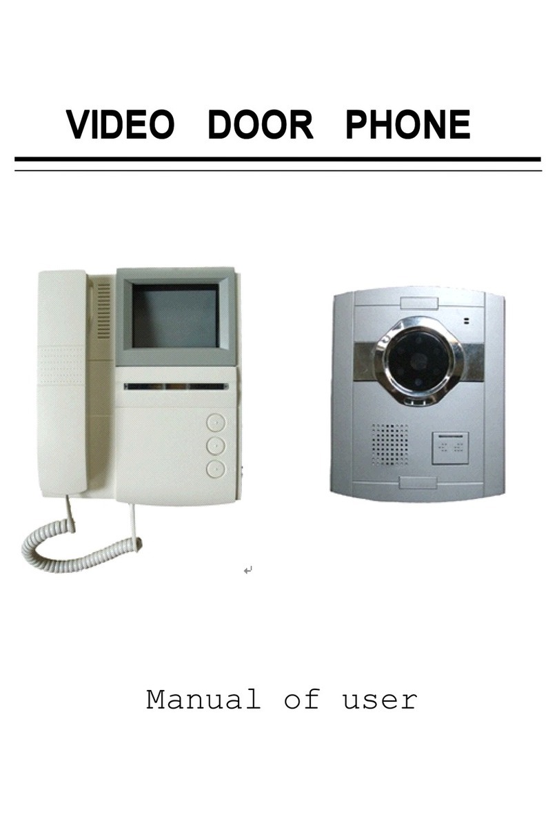 Cusamintercom Video door phone user manual