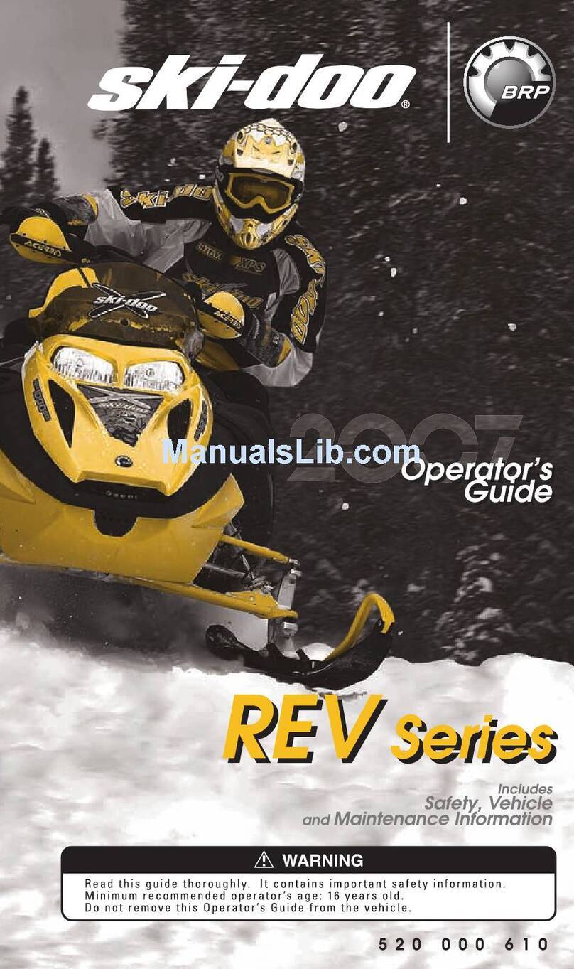 Ski-Doo REV series 2007 User manual