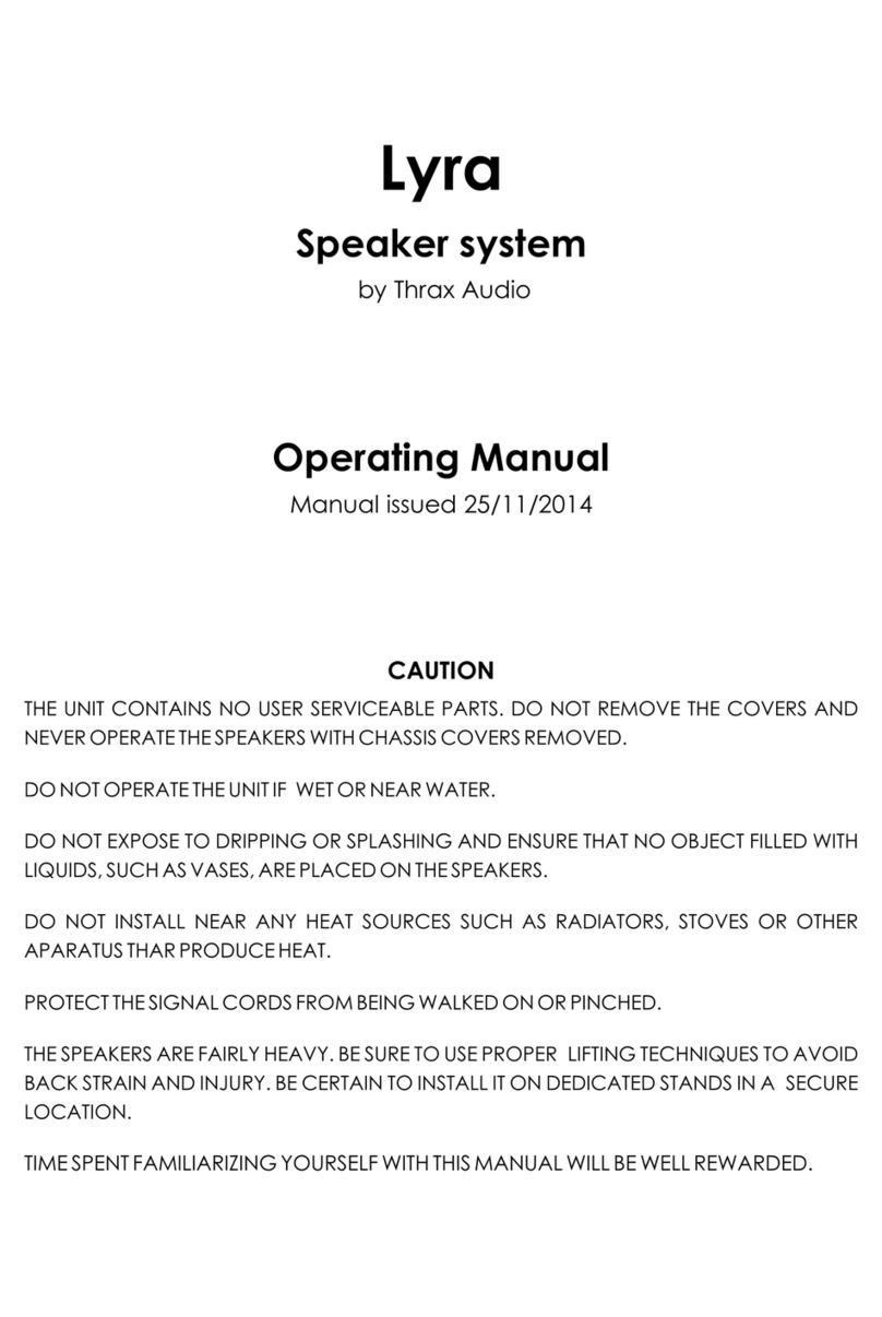 Thrax Audio Lyra User manual