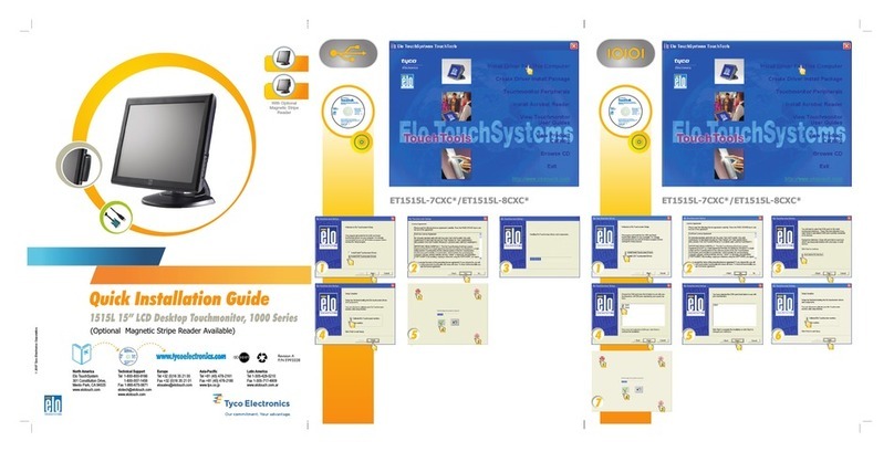 Elo TouchSystems 1000 Series User manual