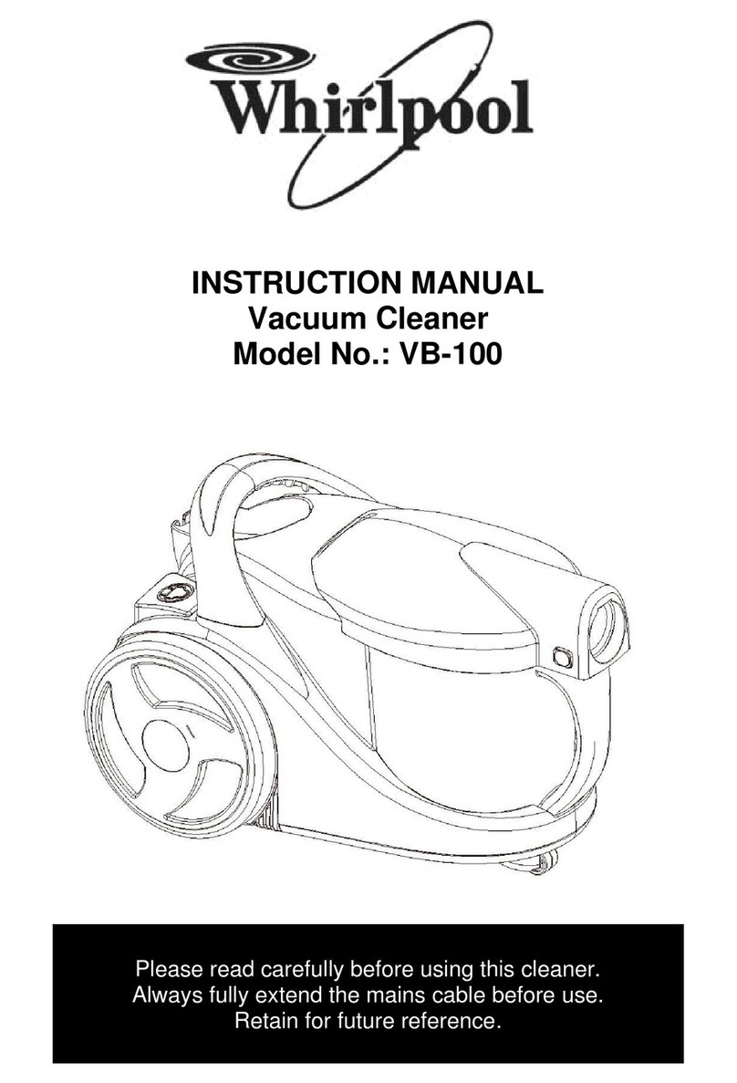 Whirlpool VB-100 instruction manual