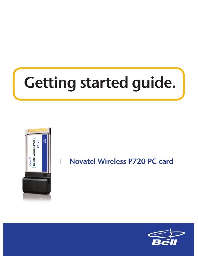 Novatel P720 User manual