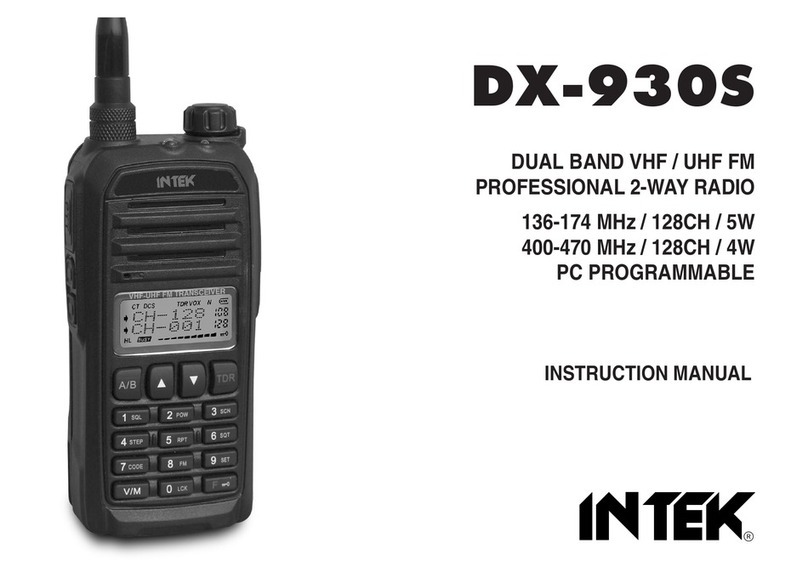 Intek DX-930S instruction manual