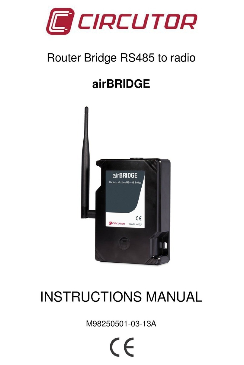 Circutor airBRIDGE RS485 instruction manual