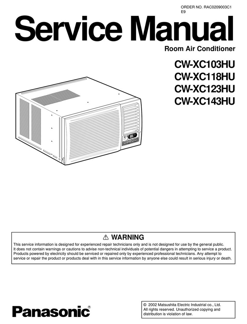 Panasonic CW-XC103HU User manual