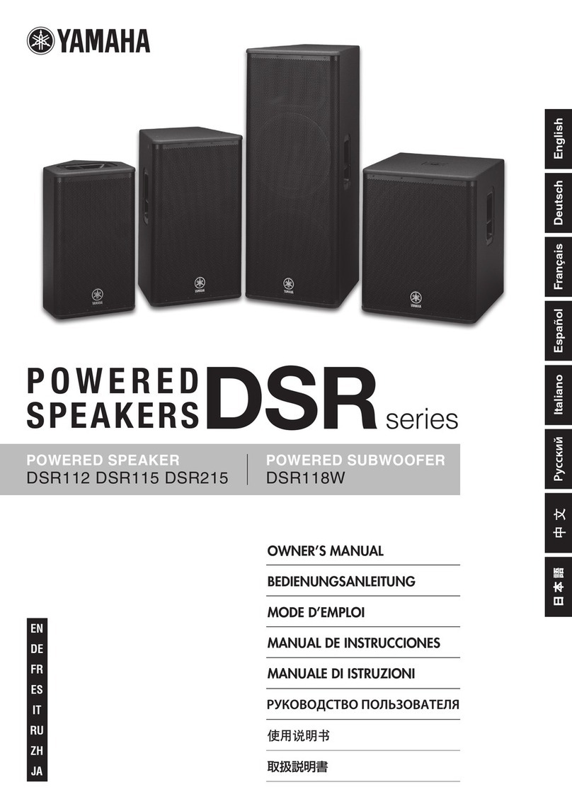 Yamaha DSR112 Manuale di istruzioni