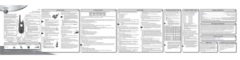 Radio Shack 21-1935 User manual