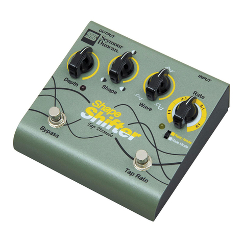 Duncan Shape Shifter SFX-07 User manual