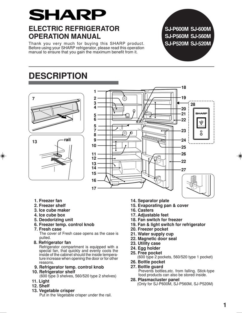 Sharp SJ-P600M User manual