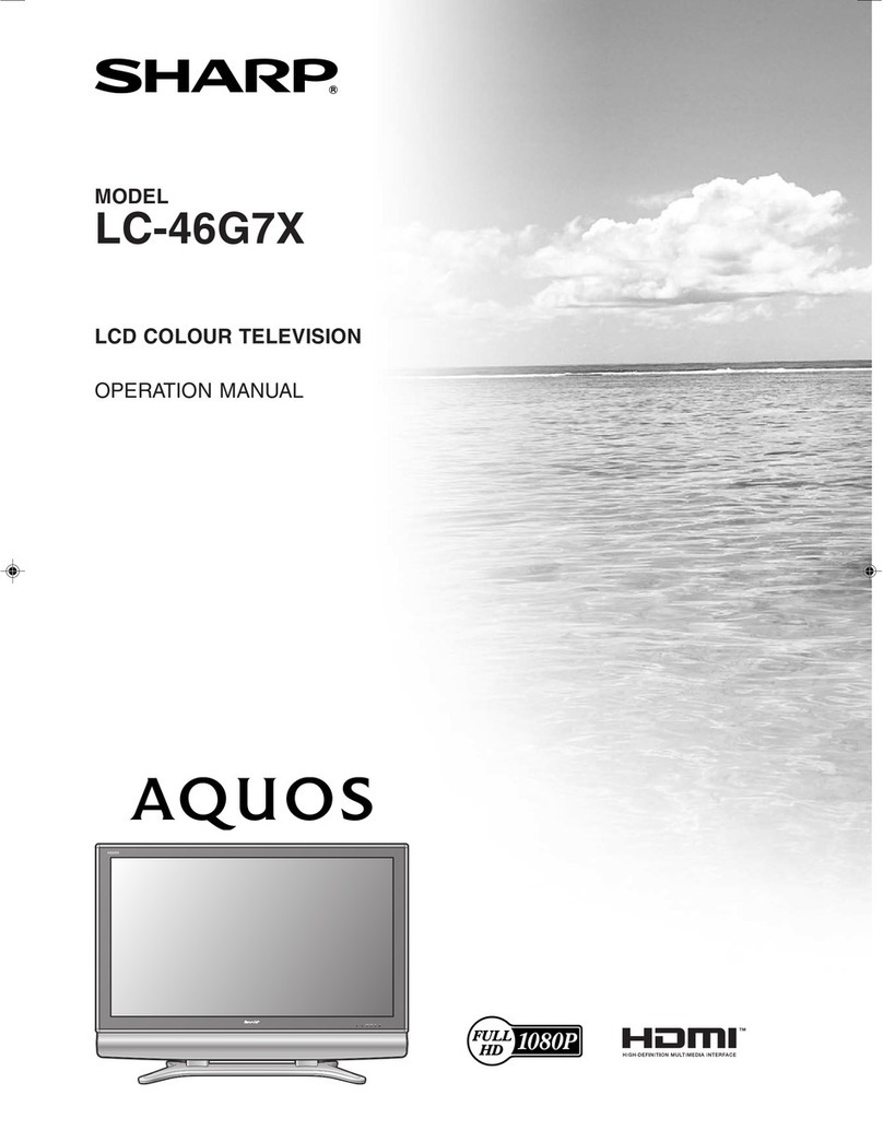 Sharp Aquos LC-46G7X User manual