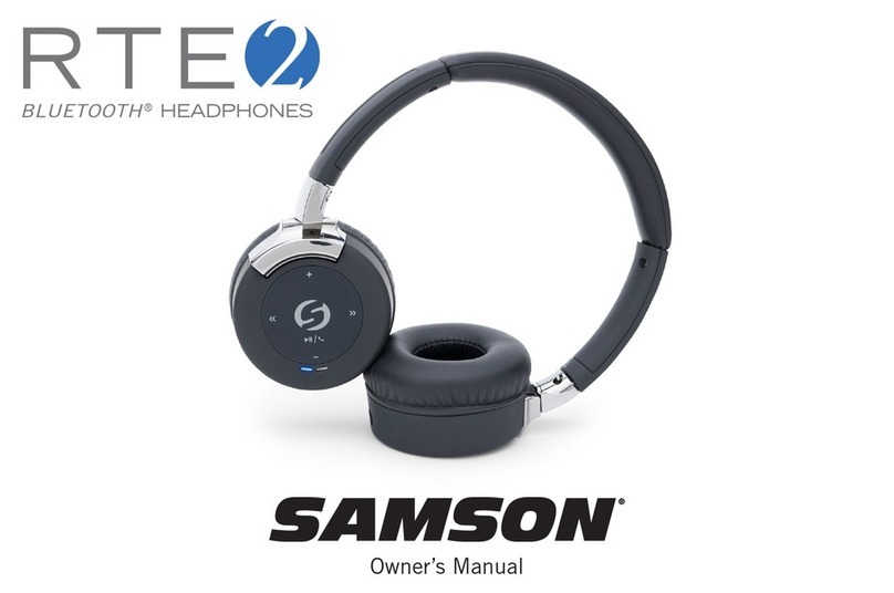 Samson RTE2 owner's manual
