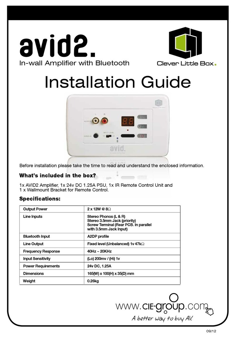 Clever Little Box avid2 User manual
