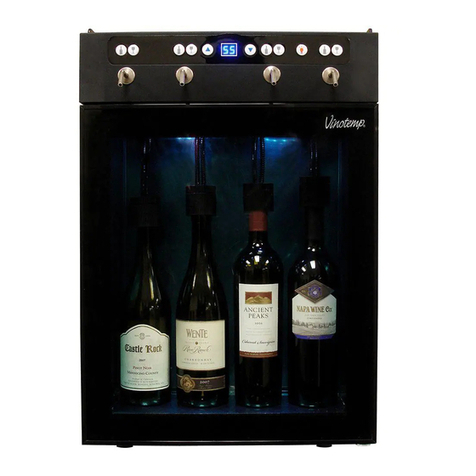Vinotemp VT-100 WINEDISP4 owner's manual