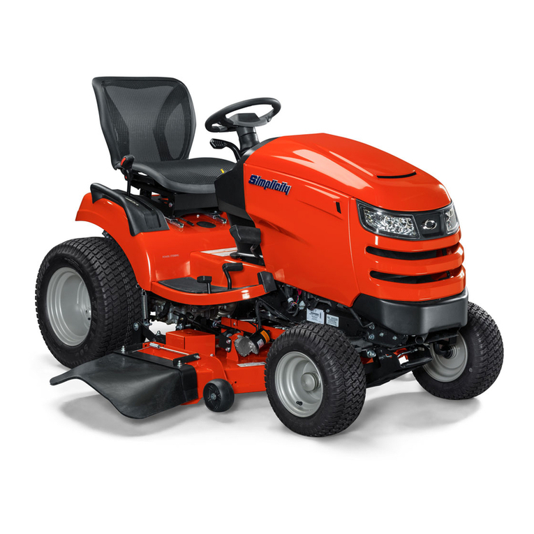 Simplicity Broadmoor 1600 Series User manual