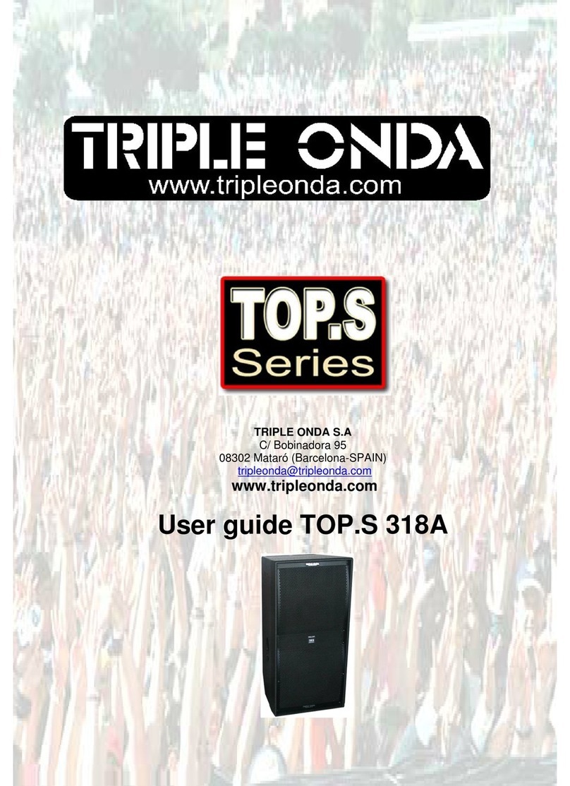 TRIPLE ONDA TOP.S 318A user guide