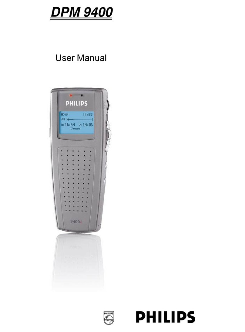 Philips DPM 9400 User manual