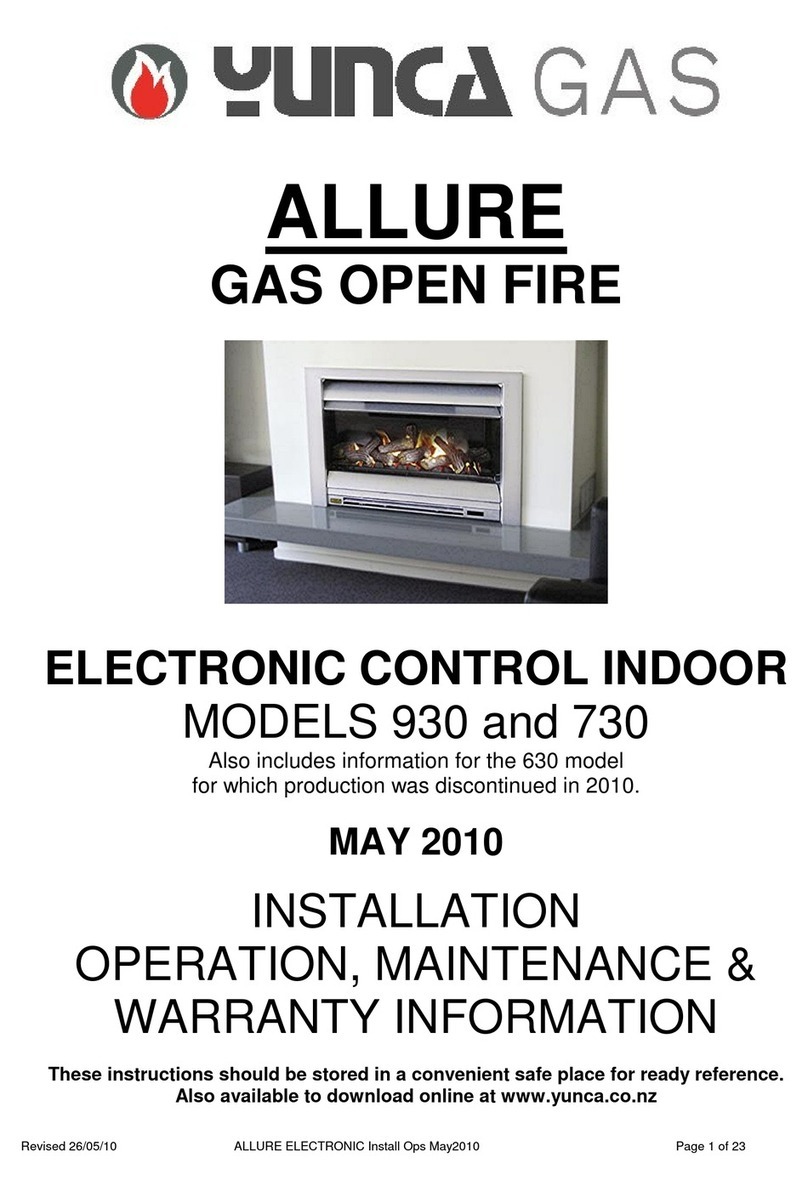 Yunca Gas 930 Nstallation operation, maintenance guide Yunca Gas 930 Nstallation operation, maintenance guide