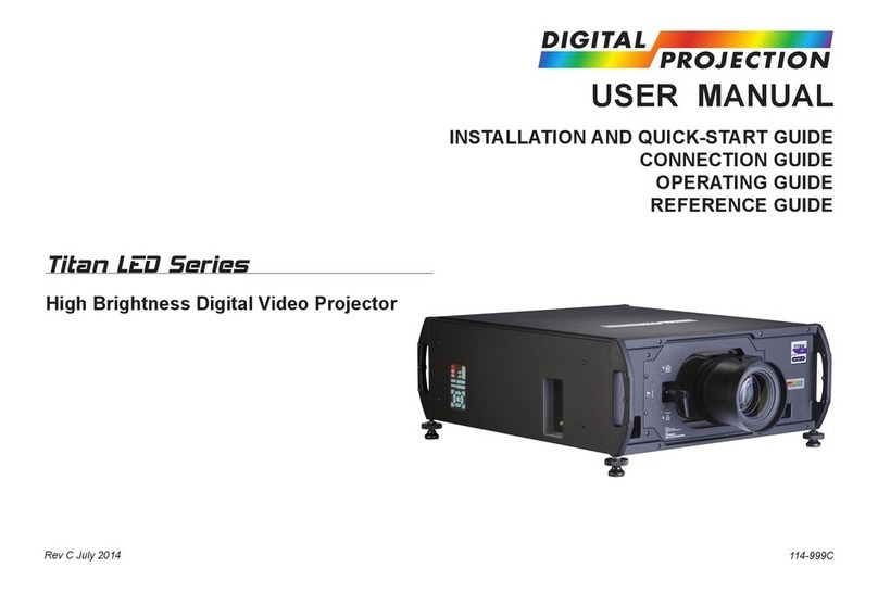 Digital Projection Titan series user manual