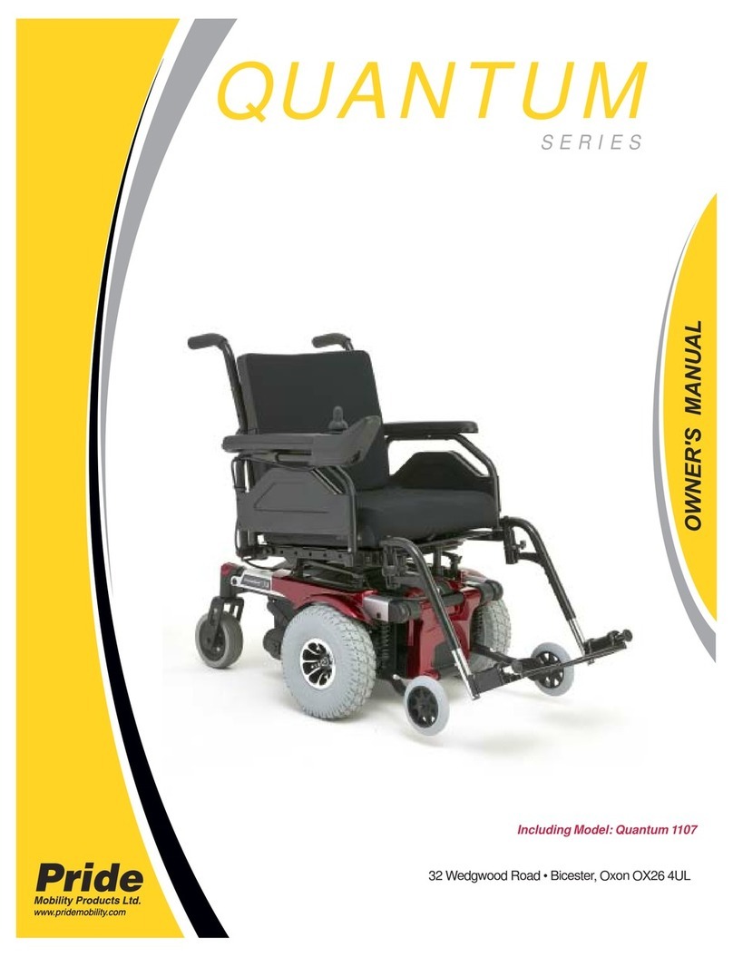Pride QUANTUM SERIES User manual