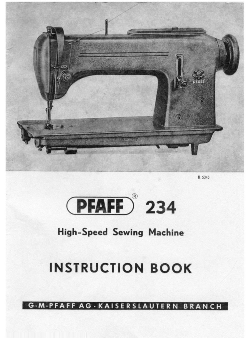 Pfaff 234 User manual