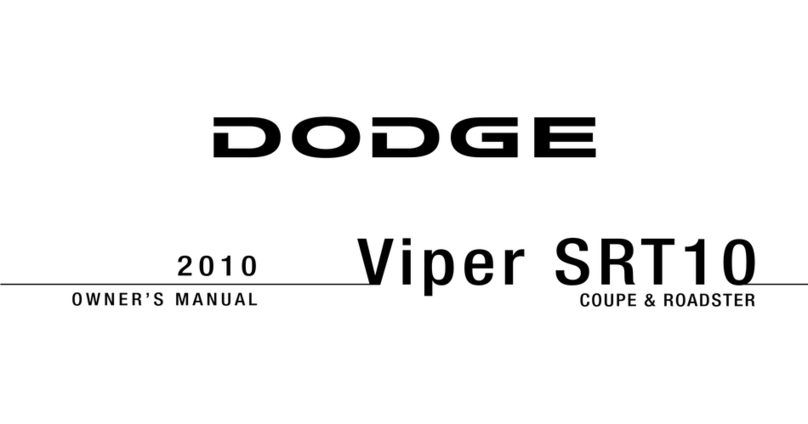 Dodge 2010 Viper SRT10 User manual Dodge 2010 Viper SRT10 User manual