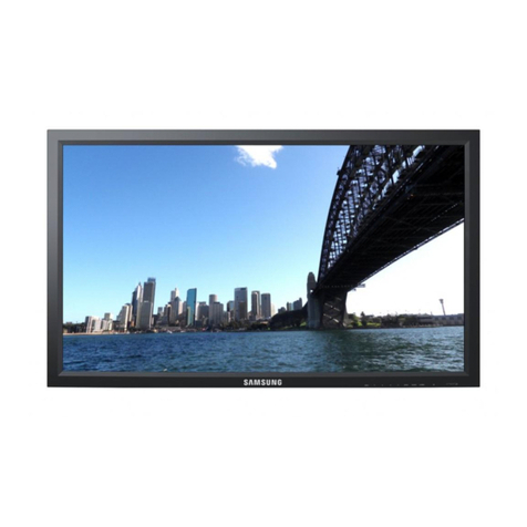 Samsung 400MX - SyncMaster - 40" LCD Flat Panel... User manual
