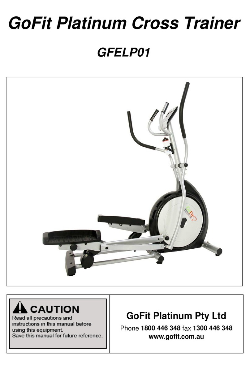 GoFit Platinum GFELP01 user manual