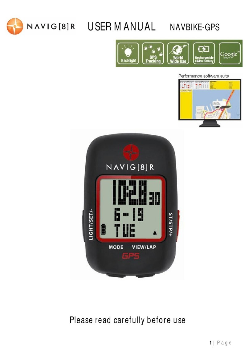 Navig8r NAVBIKE-GPS User manual