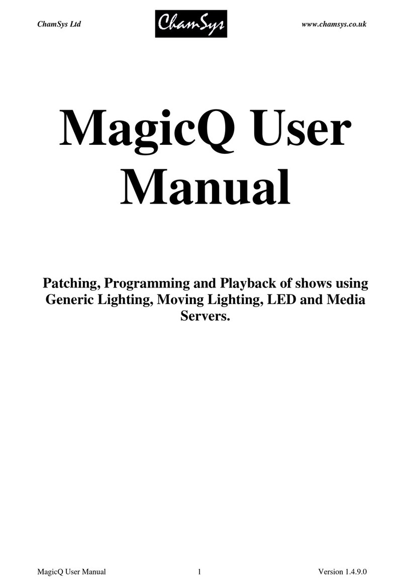 ChamSys MagicQ User manual