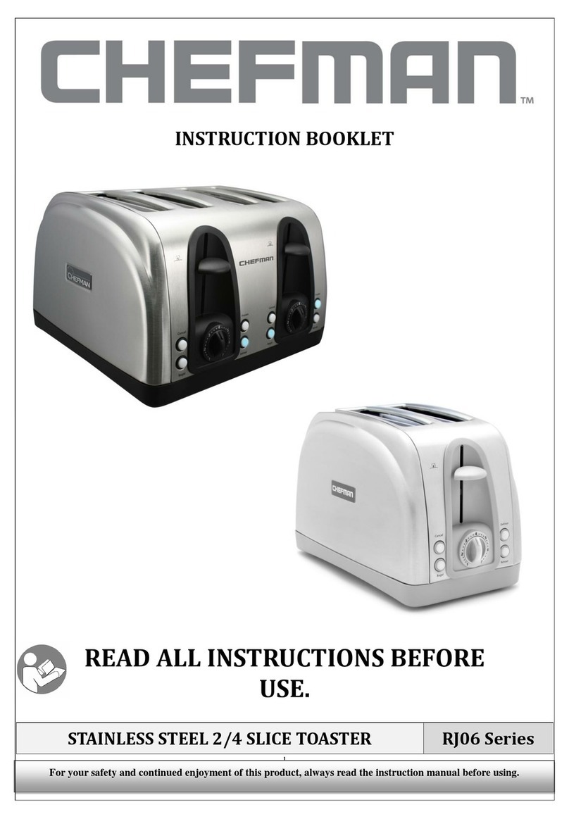 Chefman RJ06 Series Instruction booklet