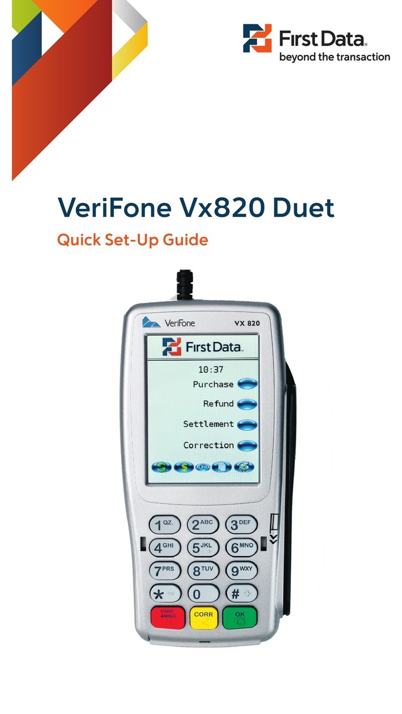 VeriFone HICAPS VX820 User manual
