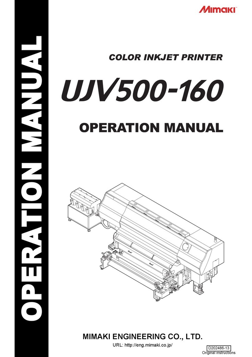 MIMAKI UJV500-160 User manual