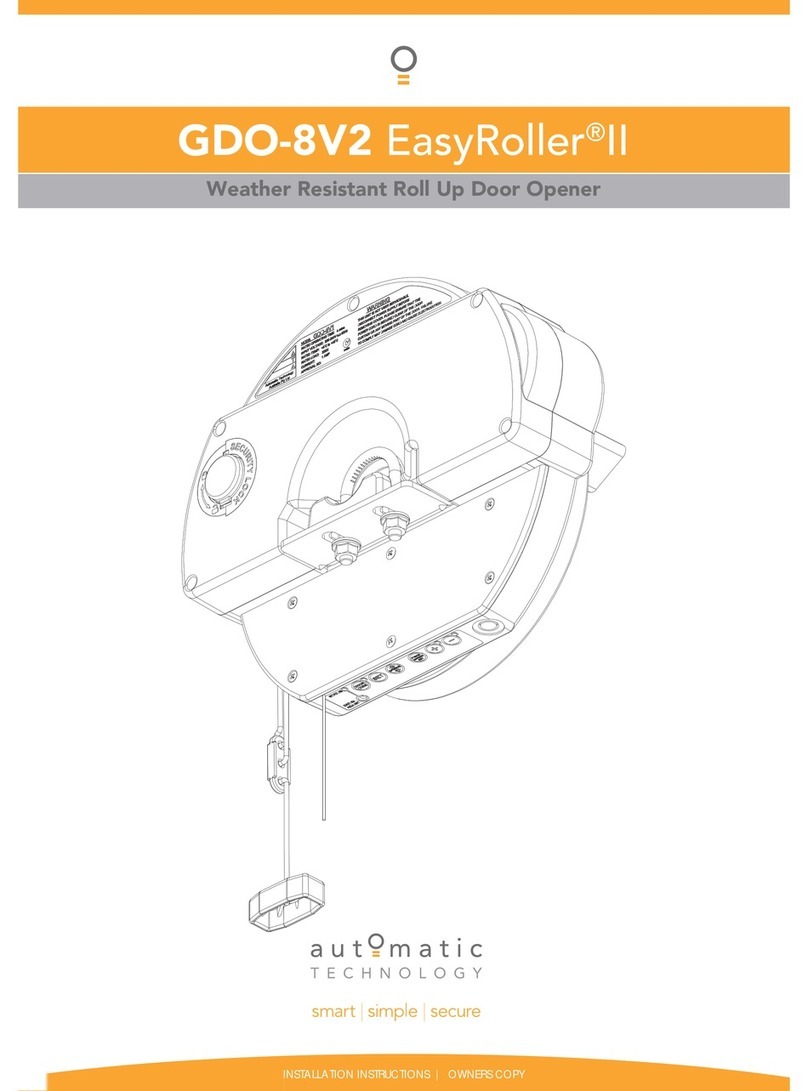 Automatic Technology GDO-8V2 EasyRoller II User manual