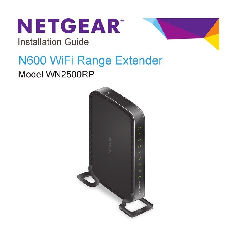 NETGEAR N600 WN2500RP User manual