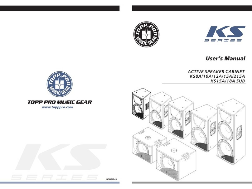Topp Music Gear KS8A user manual
