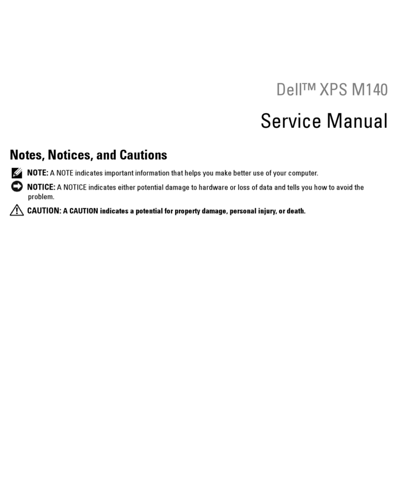 Dell XPS M140 Service manual