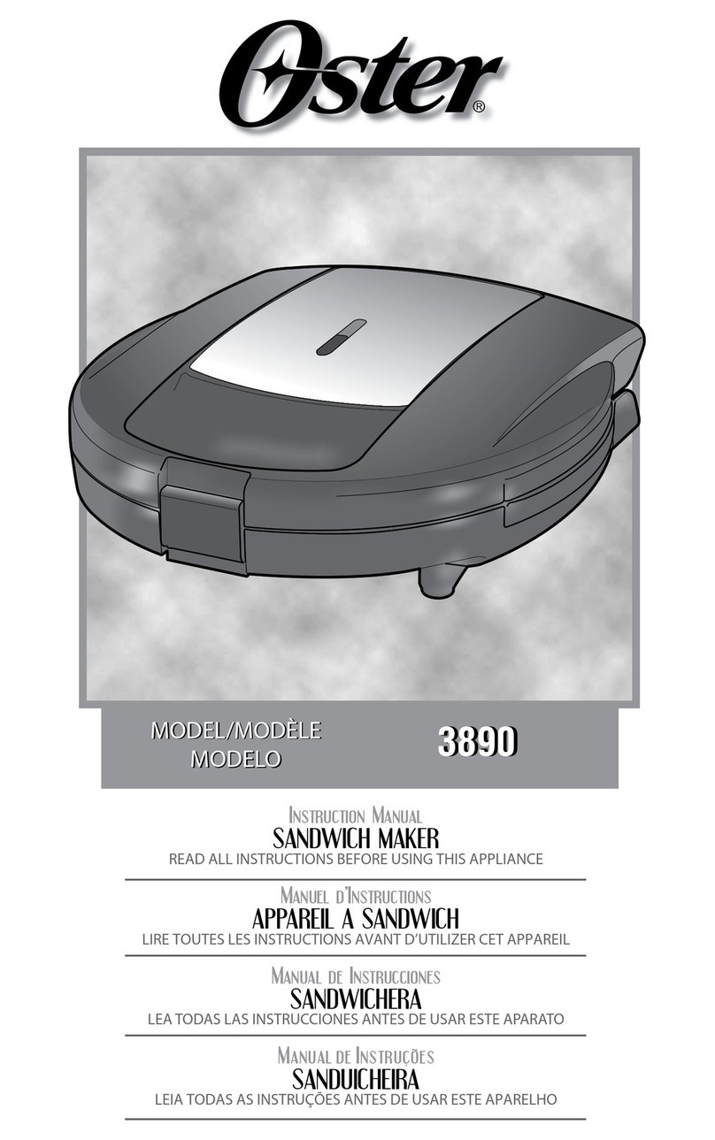 Oster 3890 User manual