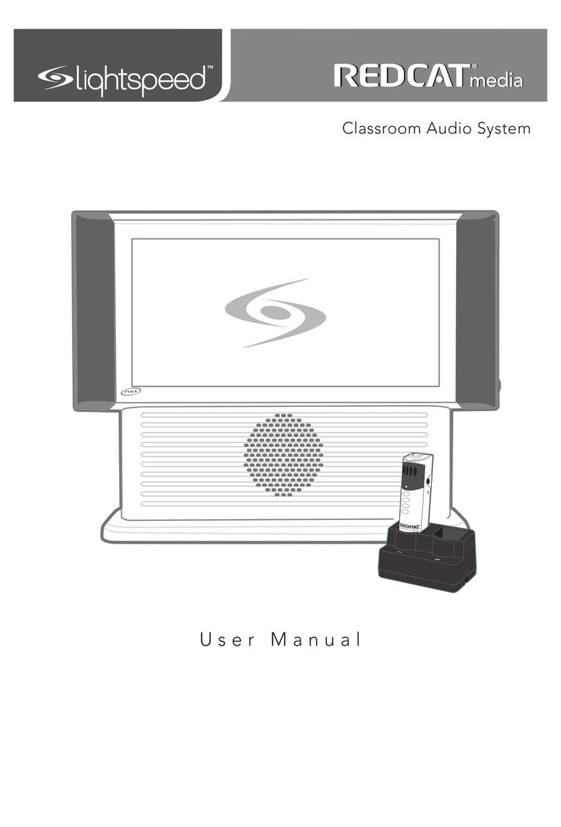 Lightspeed Redcat media User manual