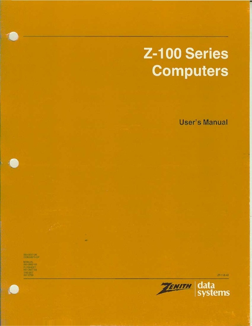 Zenith Z-100 Series user manual