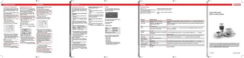 Miele CVA 6401 User manual
