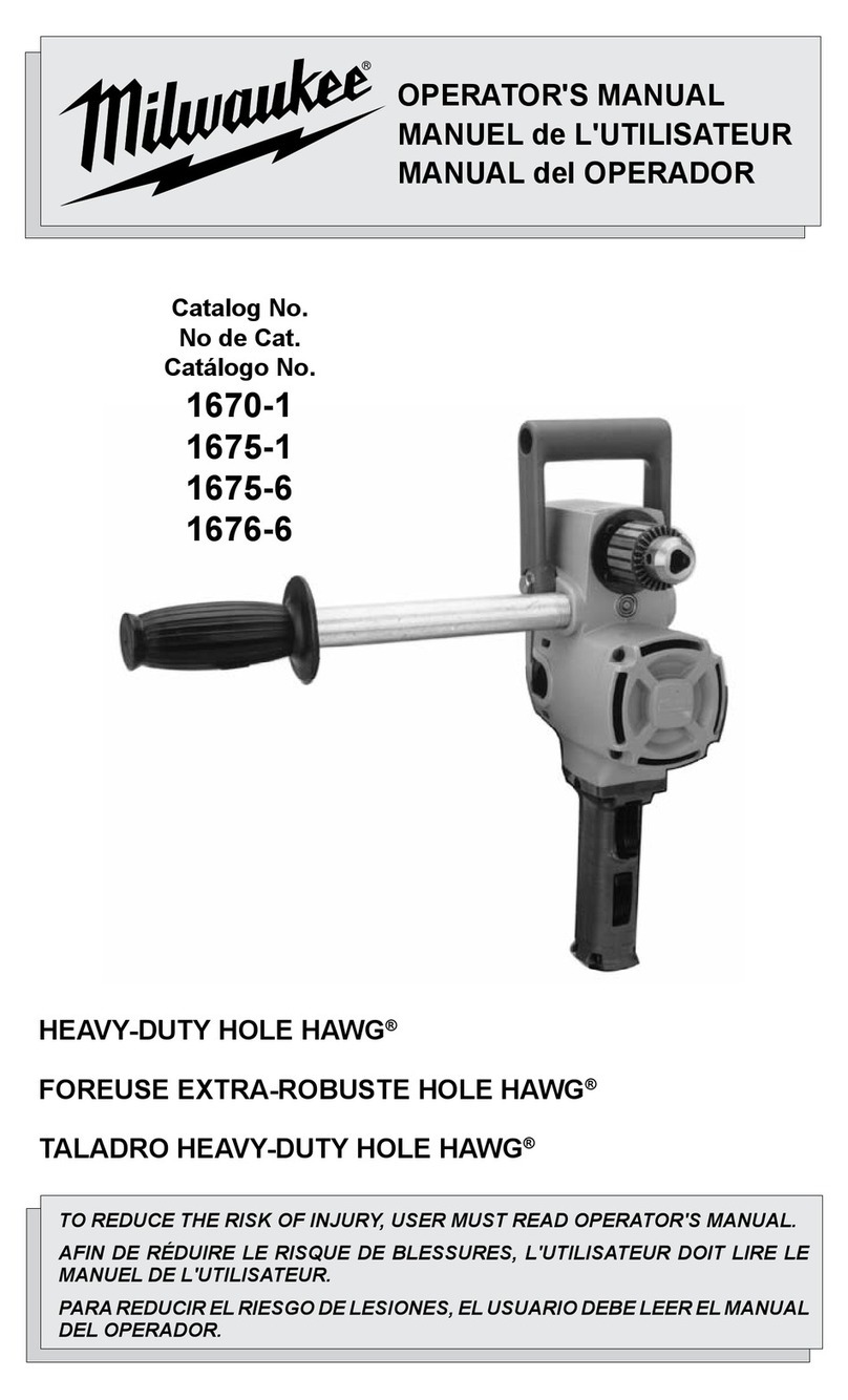 Milwaukee 1670-1 User manual