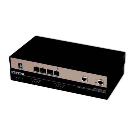 Patton electronics SmartNode 4940 Series quick start guide Patton electronics SmartNode 4940 Series quick start guide