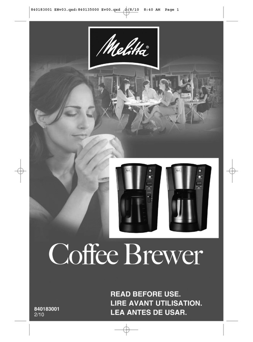 Melitta 840183001 User manual