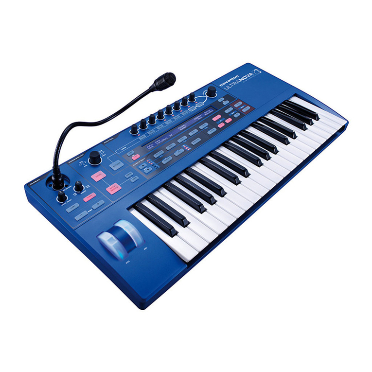 Novation Ultranova User manual