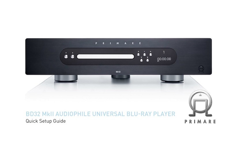 Primare BD32 User manual
