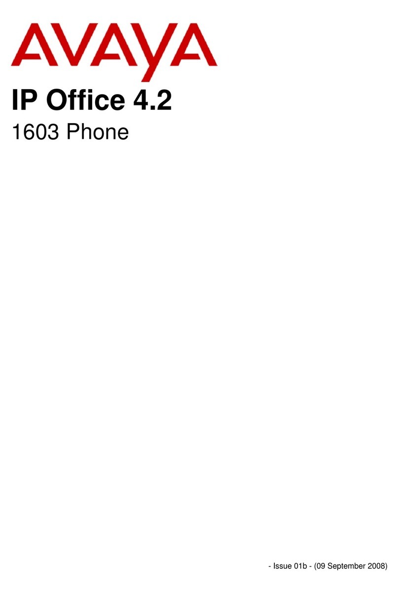 Avaya IP Office 1603 User manual