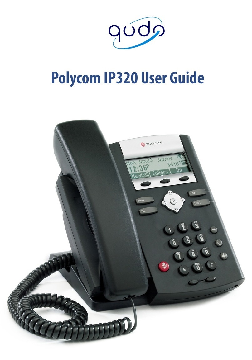Polycom SoundPoint IP 320 User manual