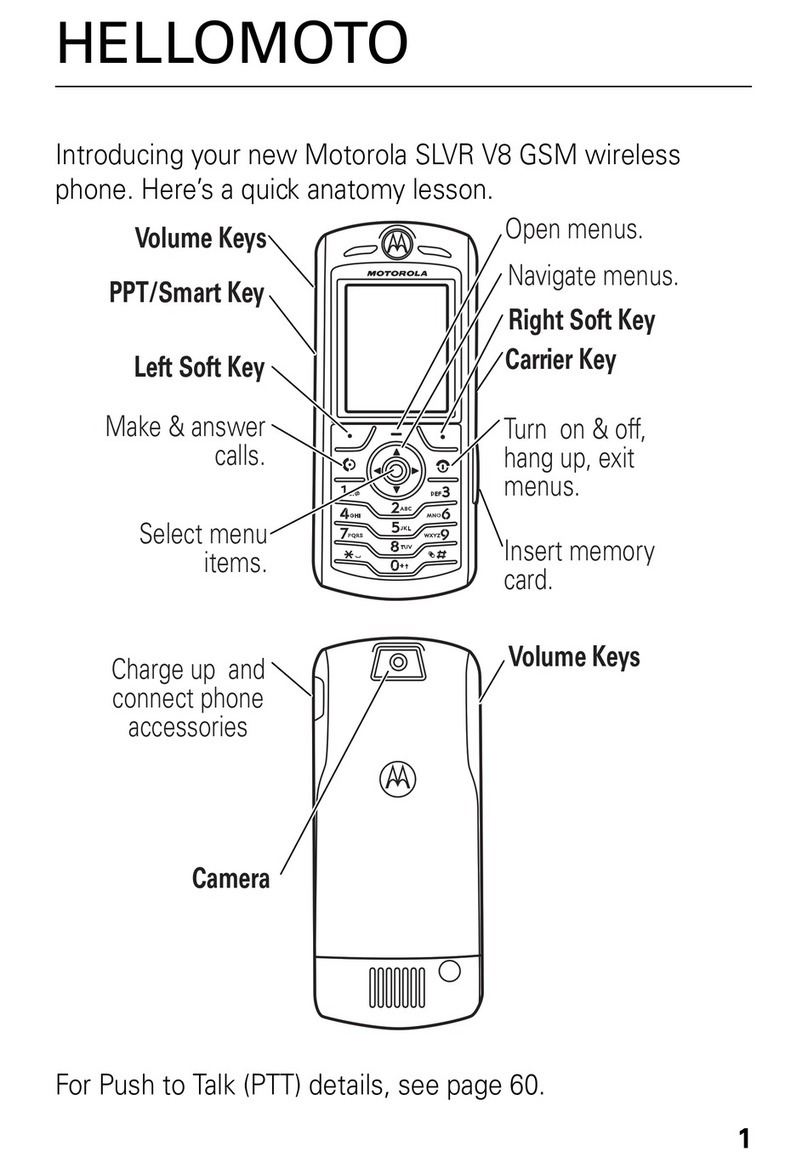 Motorola MOTORAZR V8 User manual