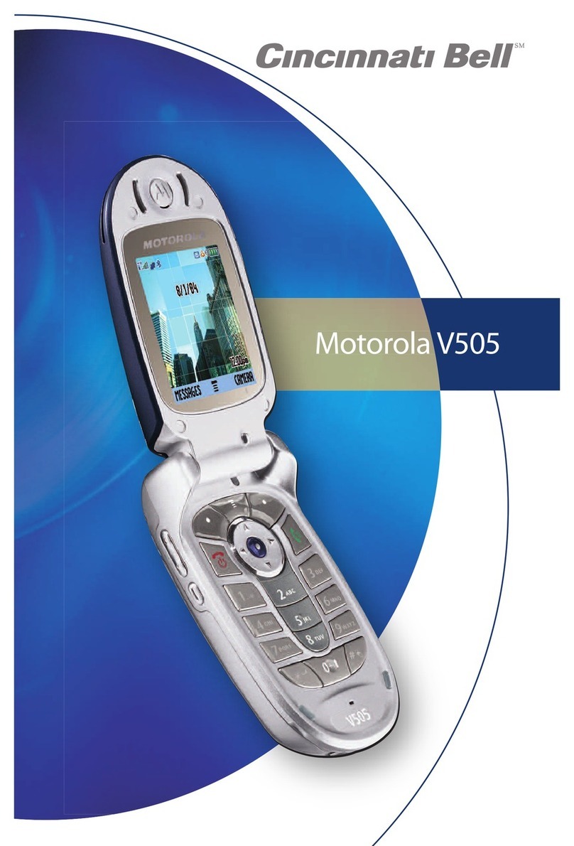 Motorola V505 quick start guide
